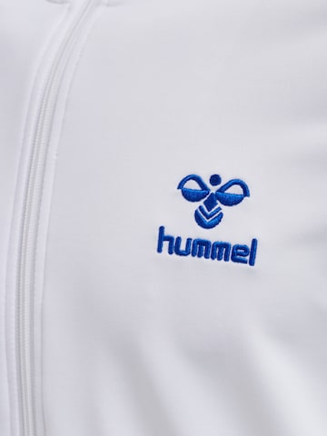 Hummel Sportsweatjacke 'Nathan 2.0' in Weiß