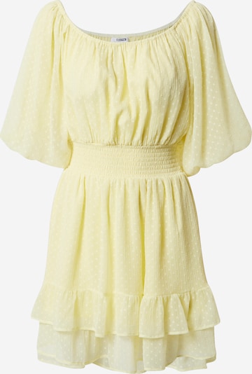 ABOUT YOU x Iconic by Tatiana Kucharova Robe 'Ilka' en jaune / jaune pastel, Vue avec produit