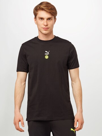 PUMA Performance Shirt 'Borussia Dortmund BVB' in Black: front