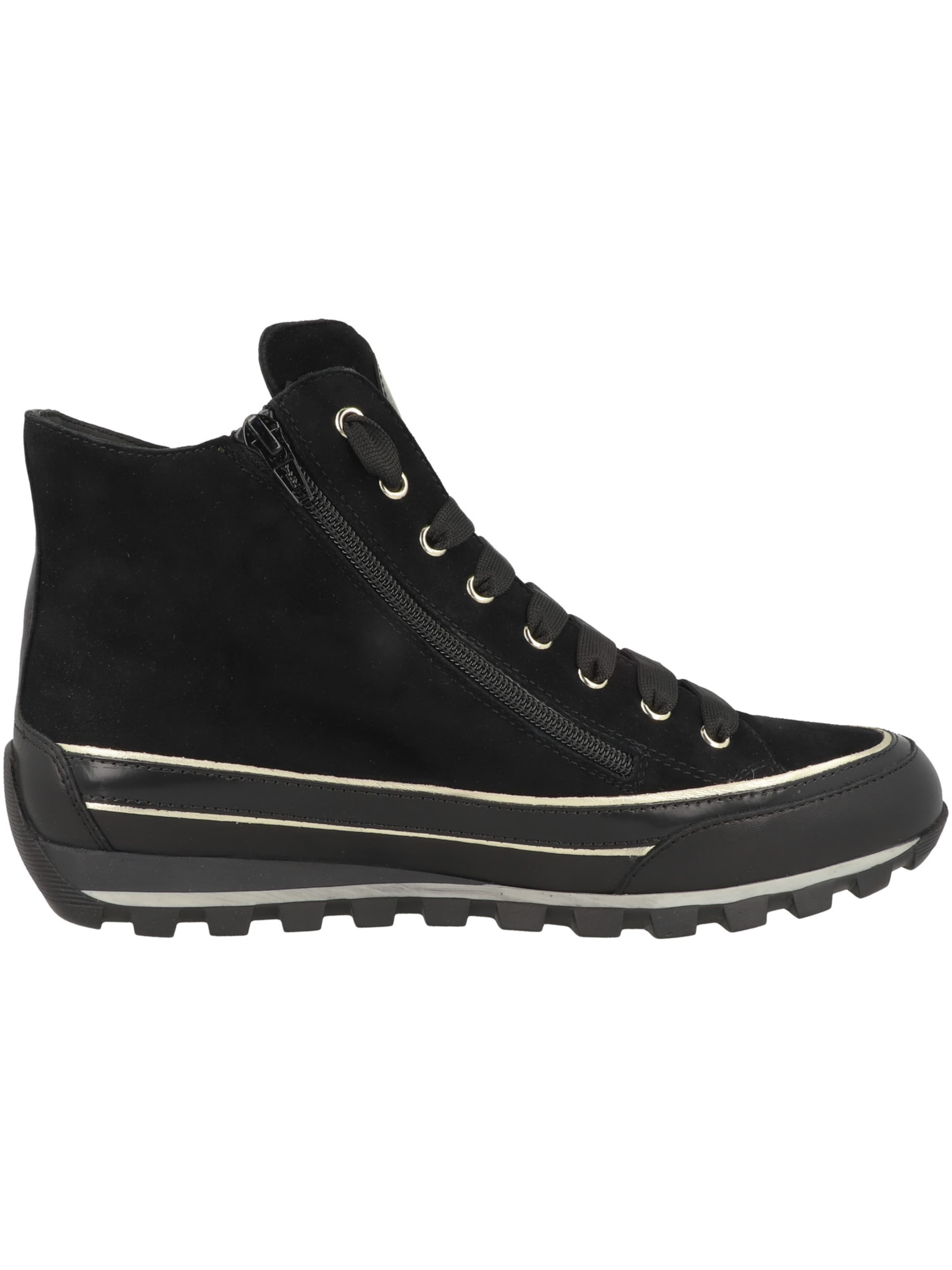 Baskets hautes 'Janis Strip Plus Chic' Candice Cooper en noir