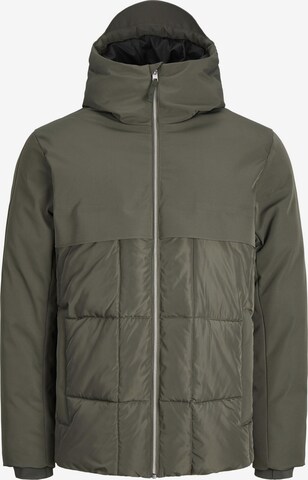 JACK & JONES Winterjas in Groen: voorkant