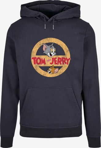 ABSOLUTE CULT Sweatshirt 'Tom and Jerry - Circle One' in Blauw: voorkant