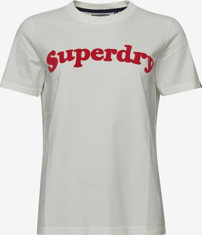 Superdry Shirt in rot / weiß, Produktansicht