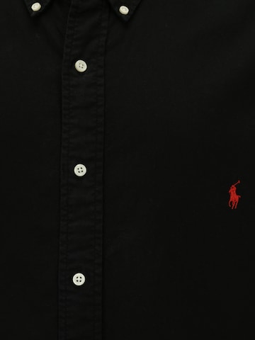 Polo Ralph Lauren Big & Tall Средняя посадка Рубашка в Черный