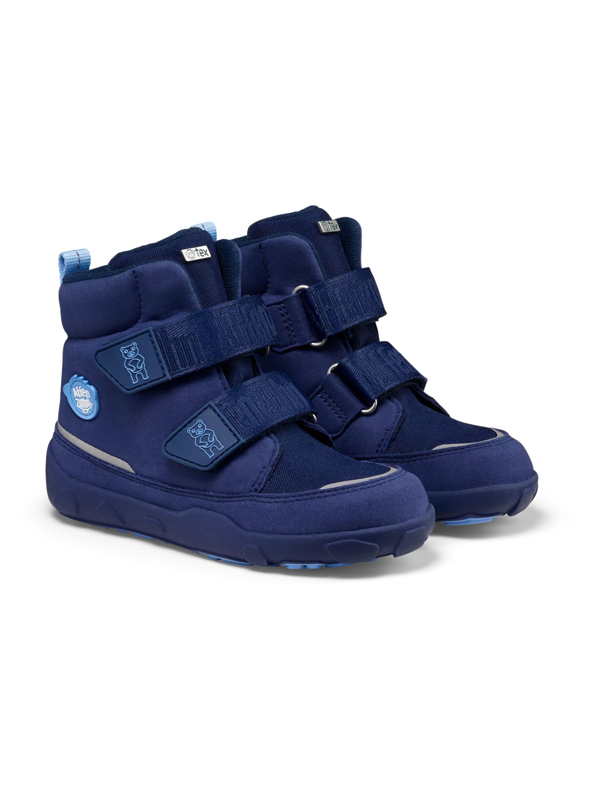 Affenzahn Boots 'Vegan Comfy Vegan Comfy' in Blue