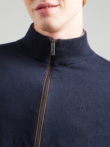 Vestes en maille bugatti en bleu