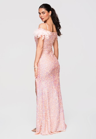 Ombre Evening dress in Pink