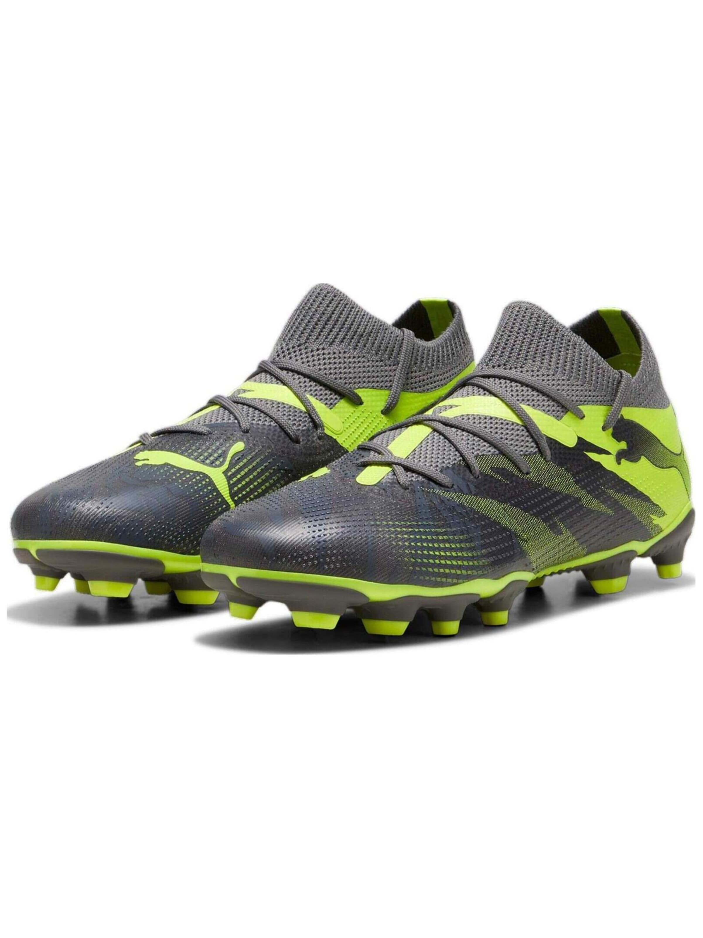 PUMA Soccer shoe 'Puma Future 7 Match Rush Fgag Jr' in Grey