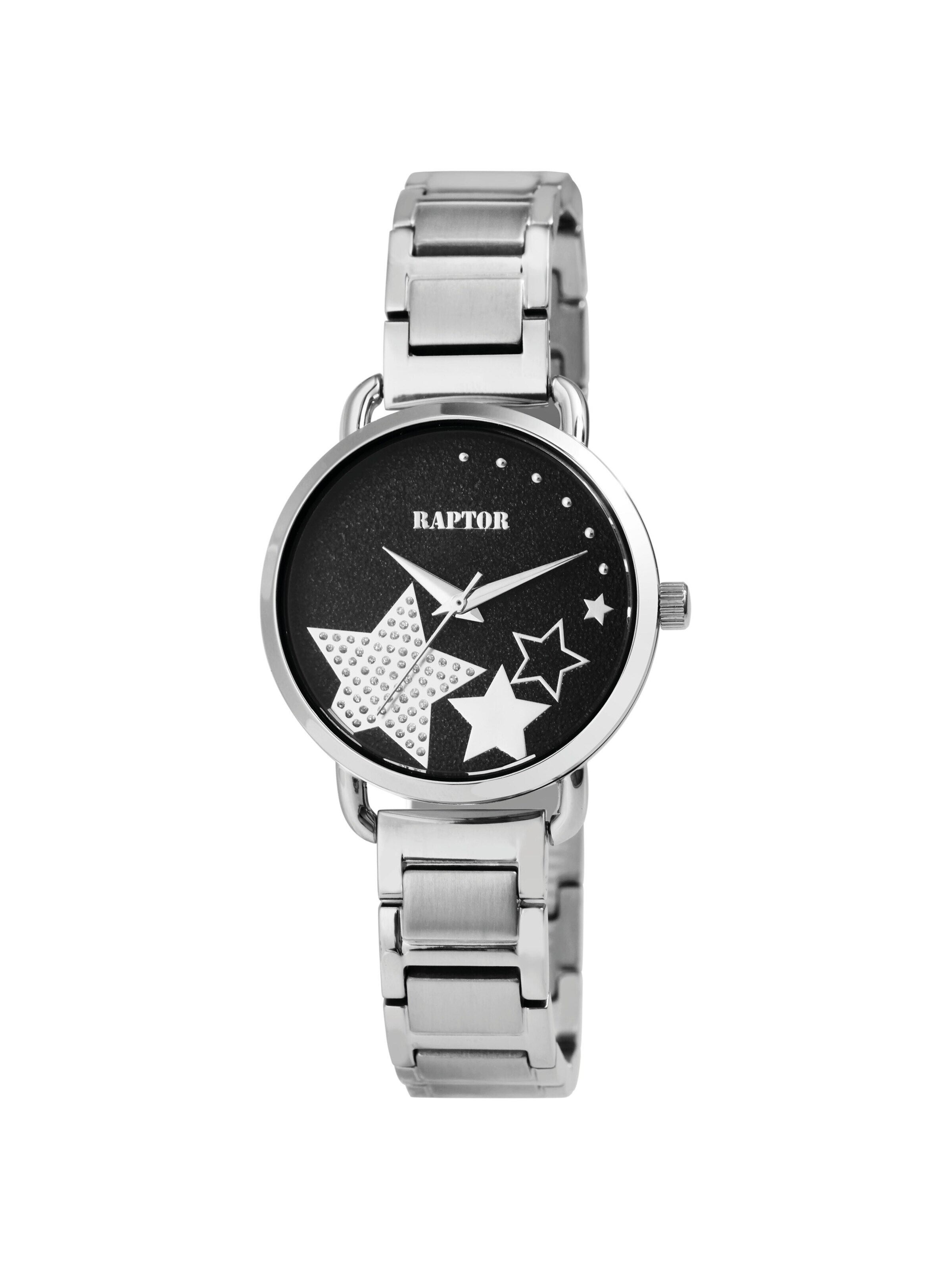 Raptor Analog Watch 'Shienne, 3 ATM' in Silver