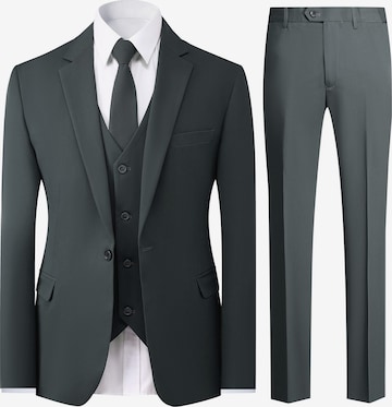 YOUTHUP Suit 'Stramm' in Grey: front