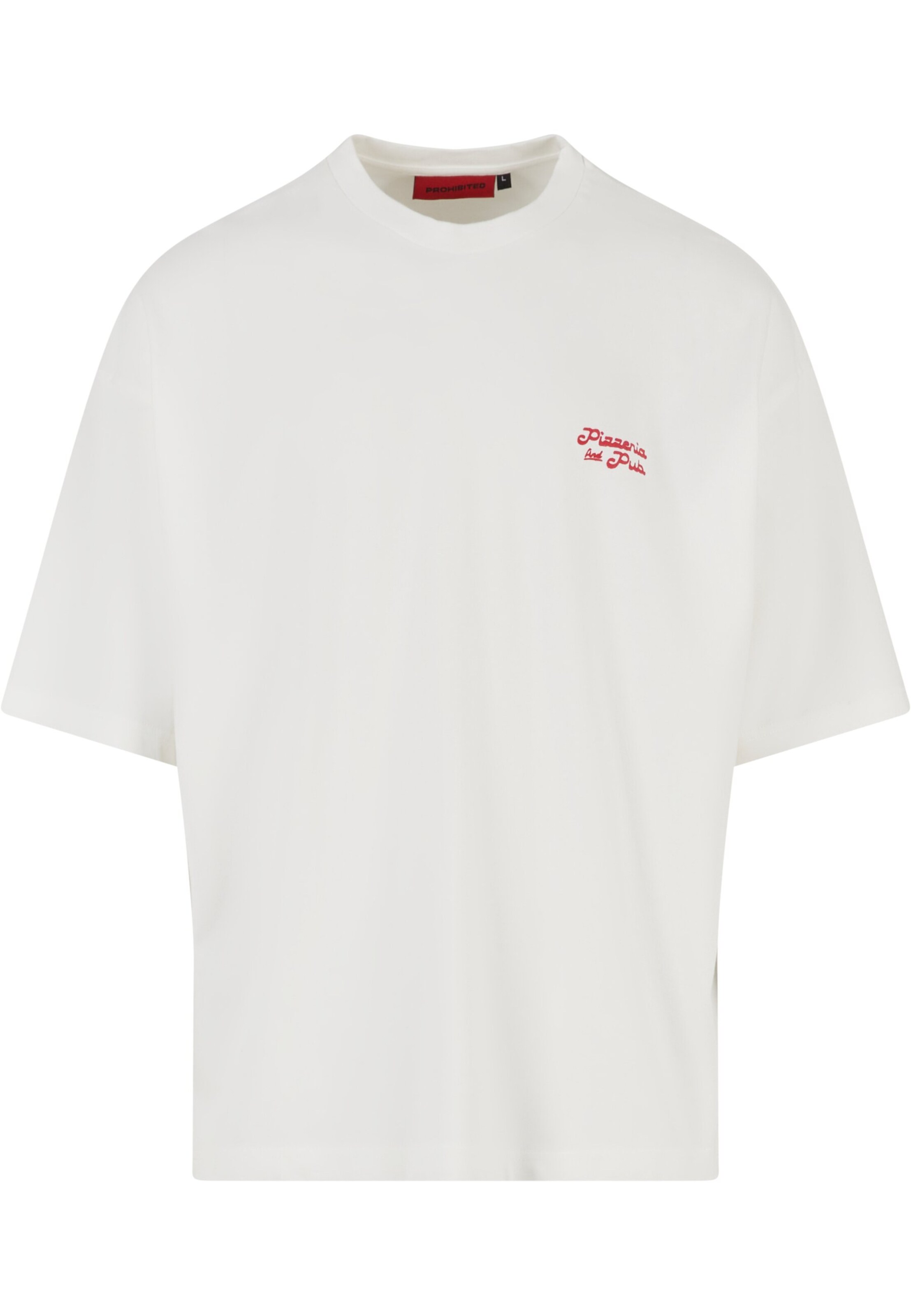 Prohibited Тениска в бяло: отпред