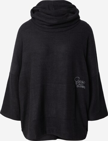 SoccxSweater majica - crna boja: prednji dio