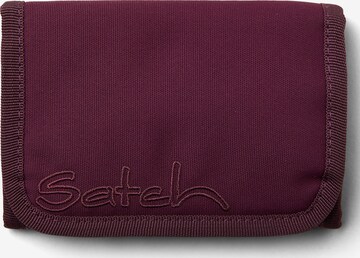 Satch Wallet in Red: front