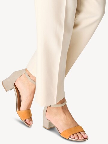 Sandales Tamaris en beige : devant
