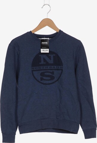 North Sails Sweatshirt & Zip-Up Hoodie in S in Blue: front