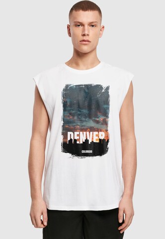 Merchcode Shirt in Wit: voorkant