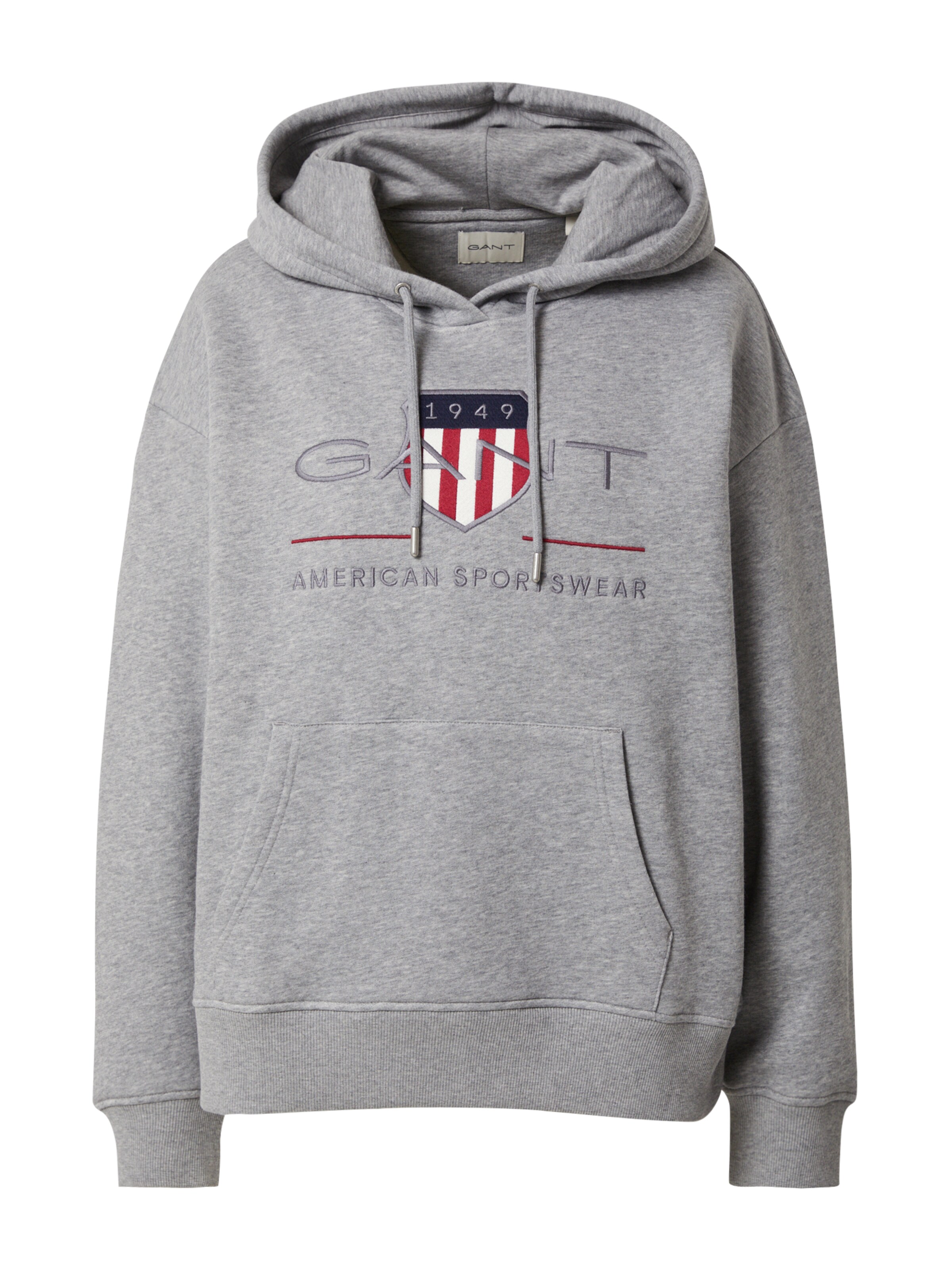 GANT Sweatshirt in Grijs: voorkant