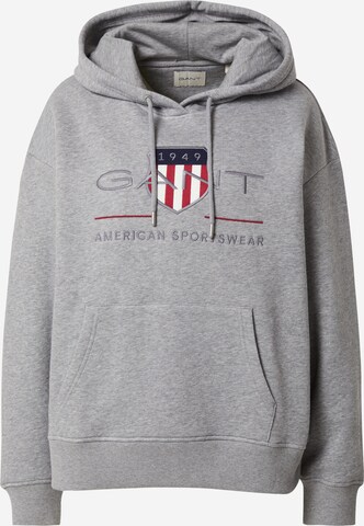 Sweat-shirt GANT en gris : devant