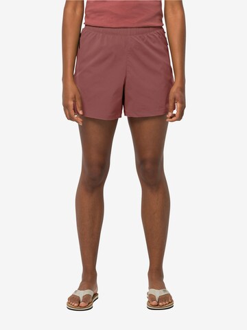 JACK WOLFSKIN Regular Sportshorts 'Wanderthirst' in Pink: predná strana