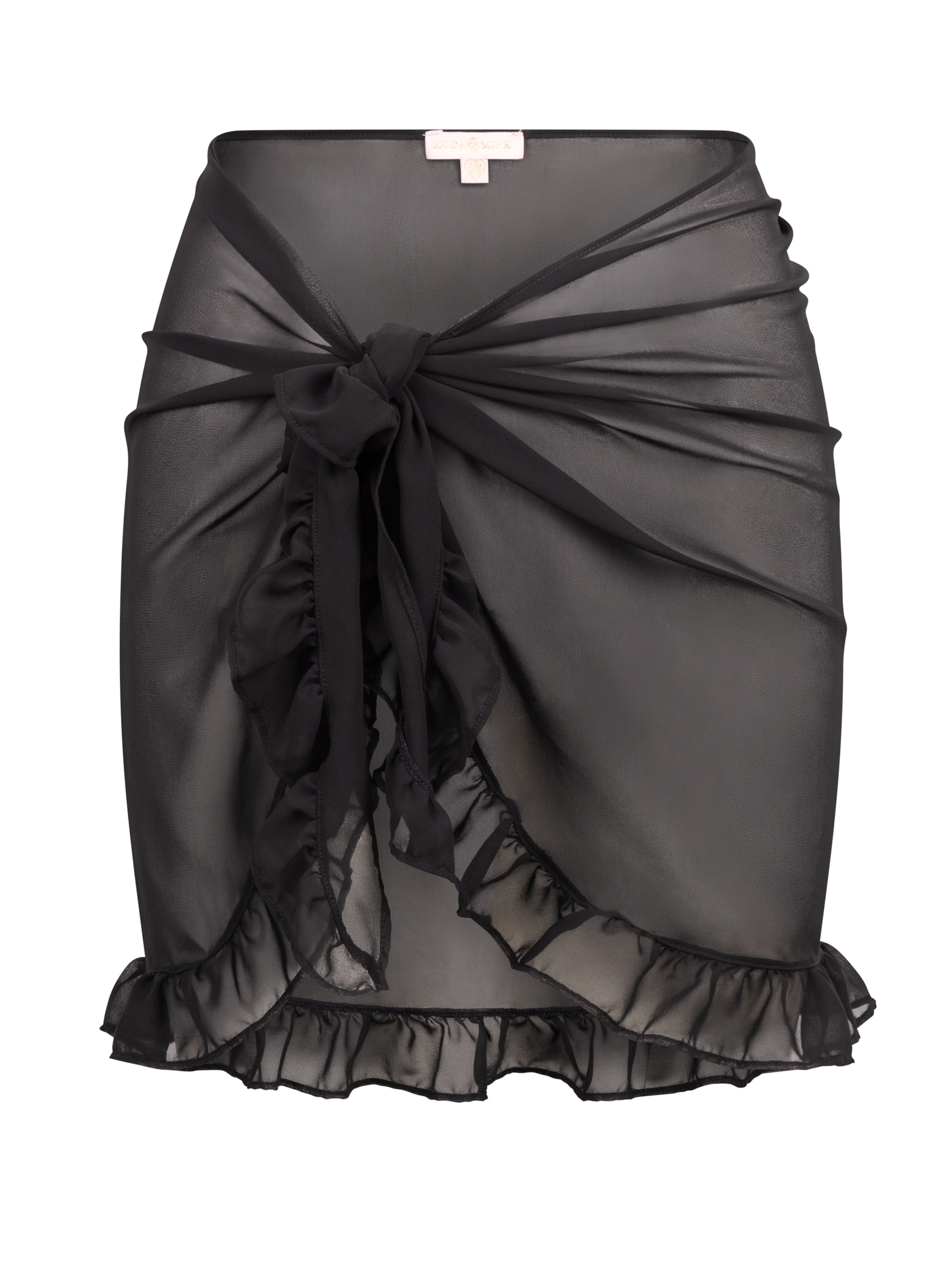 Moda Minx Strandtuch in Schwarz: Vorderseite