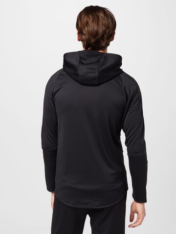 PUMA Athletic Zip-Up Hoodie in Black