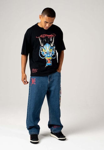 Ed HardyLoosefit Traperice - plava boja