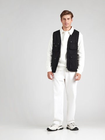 Sweat-shirt 'NICCO' GUESS en blanc