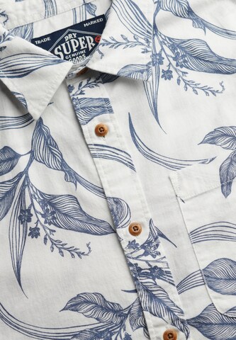 Coupe slim Chemise 'Vintage' Superdry & Co en blanc