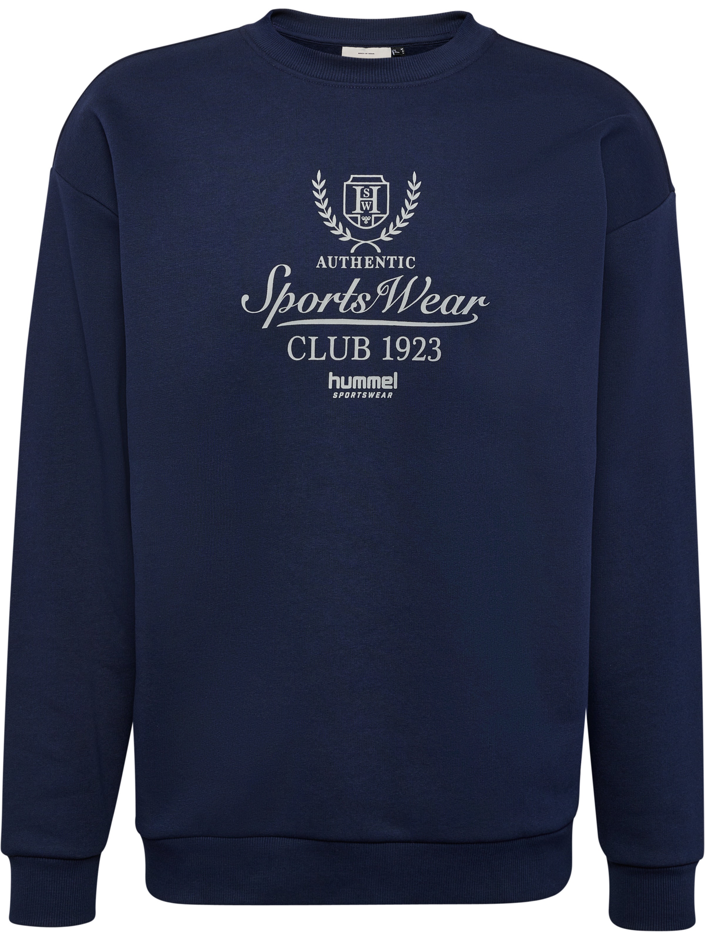Hummel Sportsweatshirt in Blauw: voorkant