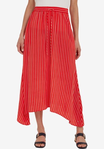 TOMMY HILFIGER Skirt in Red: front
