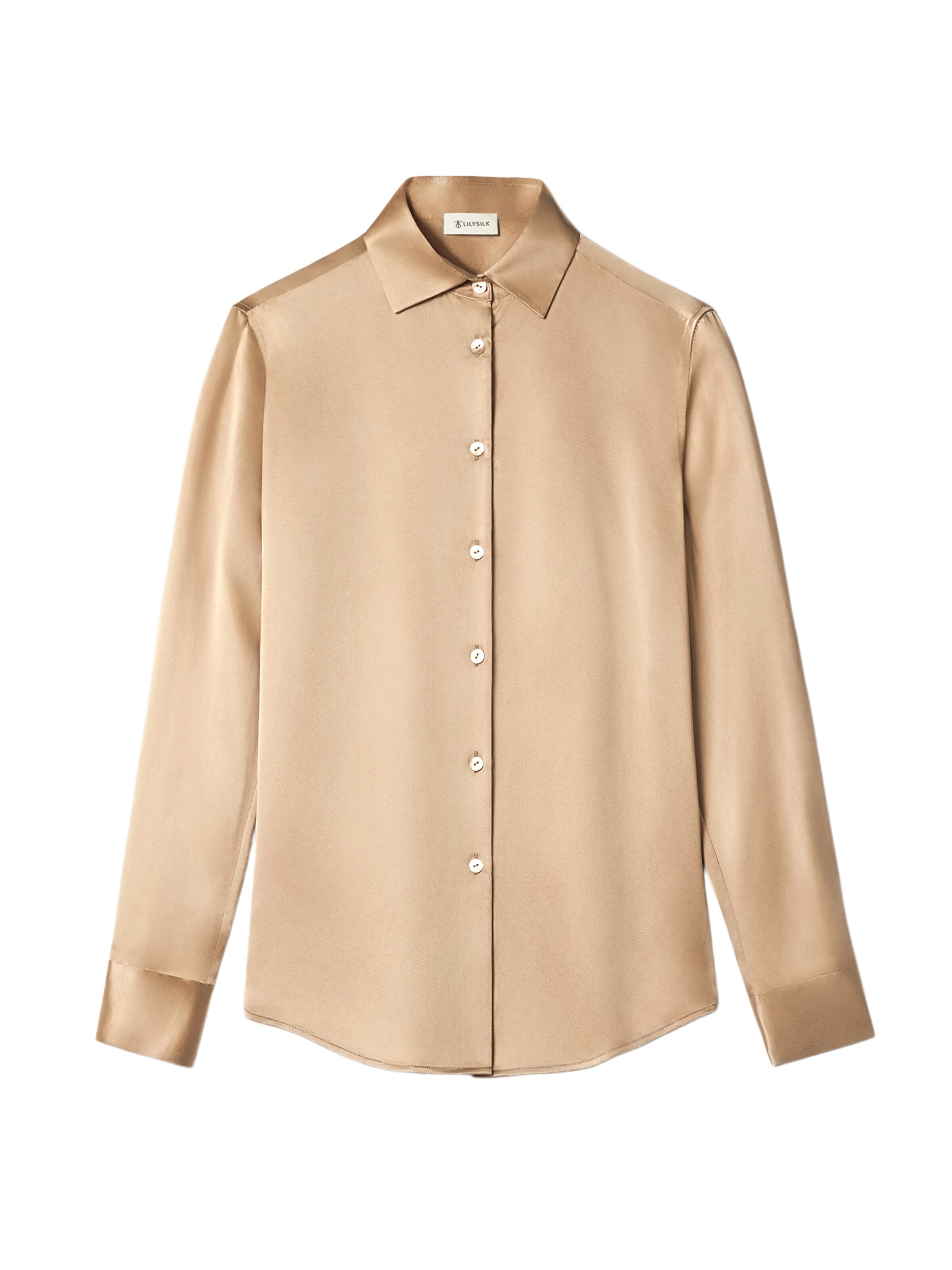 Lilysilk - Blusa en marrón