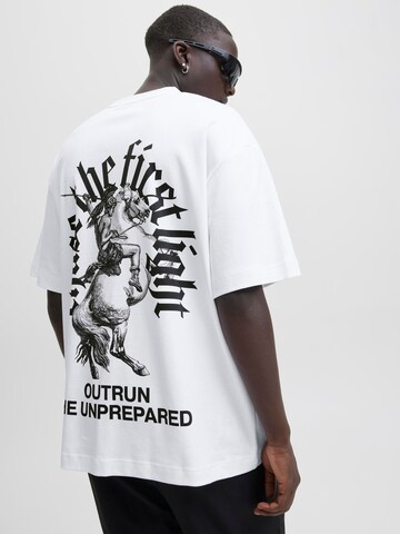 JACK & JONES Shirt 'CNZ' in White: front