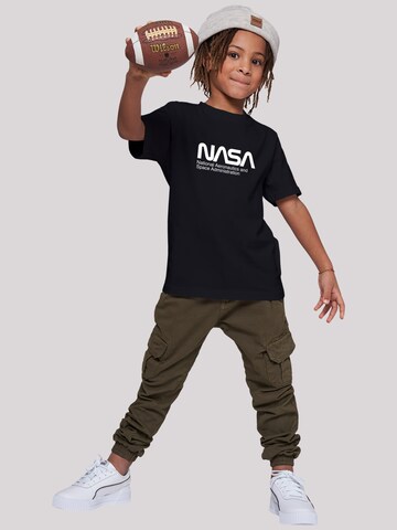 F4NT4STIC T-Shirt 'NASA Aeronautics And Space' in Schwarz