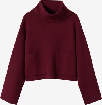 MANGO Sweater 'Mini' in Red: front