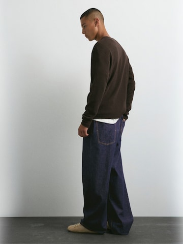 Pull&Bear Baggy Дънки в синьо