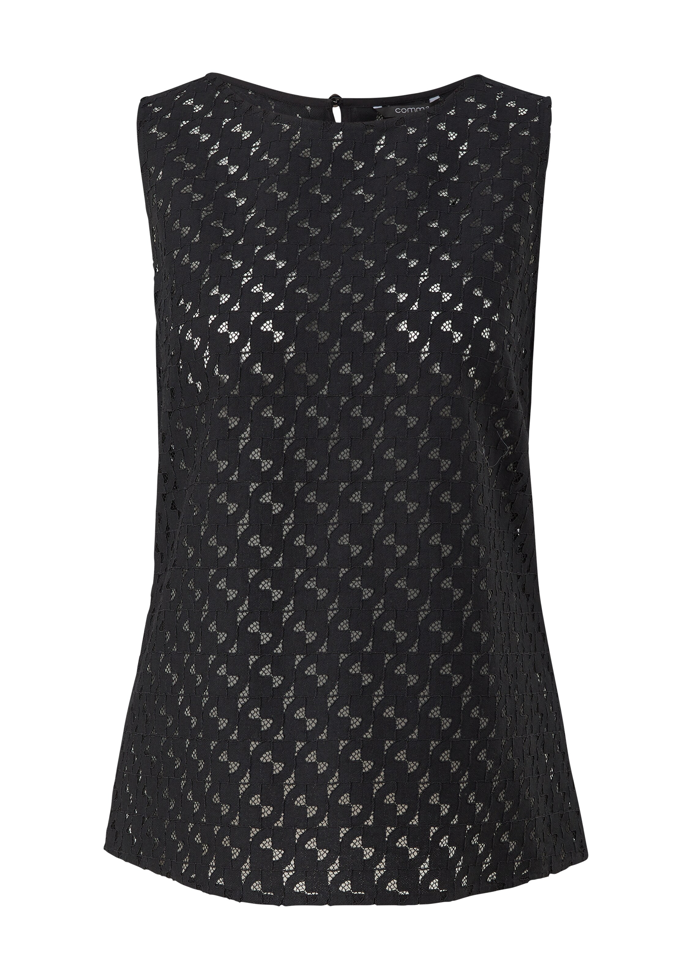 COMMA Blouse in Zwart: voorkant