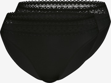 sassa Slip 'TEMPTING PASSION' 2er Pack in Schwarz: Vorderseite