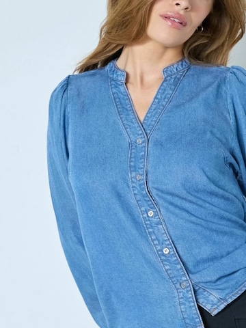 Camicia da donna di co'couture in blu