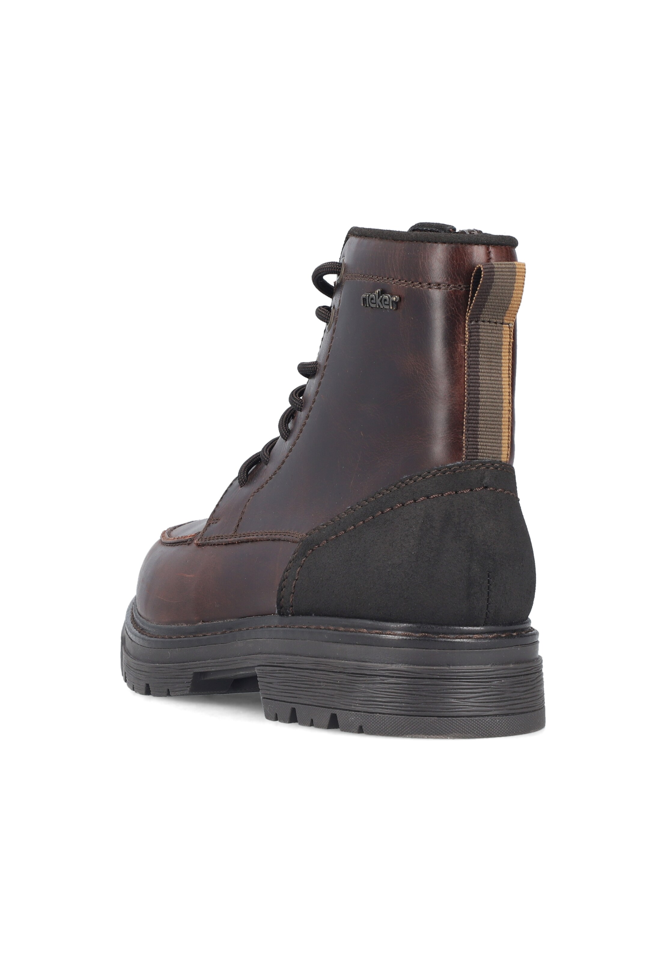 Bottes à lacets Rieker en marron