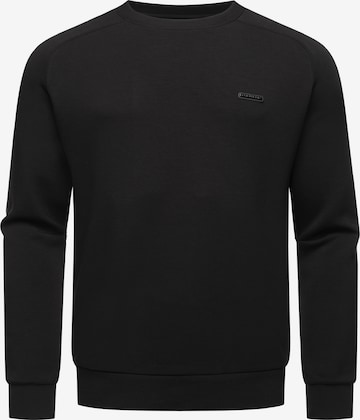 Ragwear Μπλούζα φούτερ σε μαύρο: μπροστά