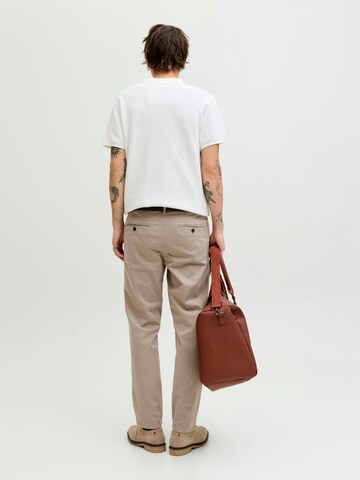 JACK & JONES Baggy Trousers 'Stollie' in Beige: front