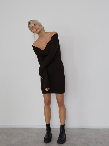 Abito in maglia 'Sarina' di LeGer by Lena Gercke in marrone