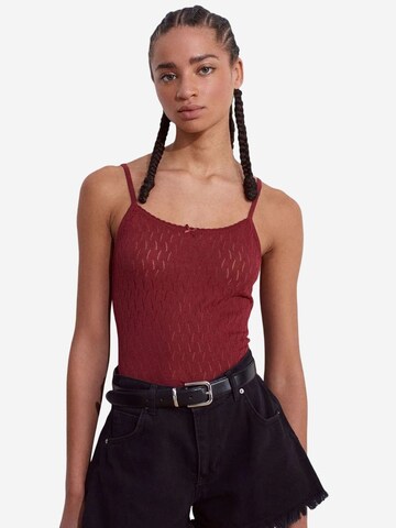 Dilvin Blouse 'Blusen' in Rood: voorkant