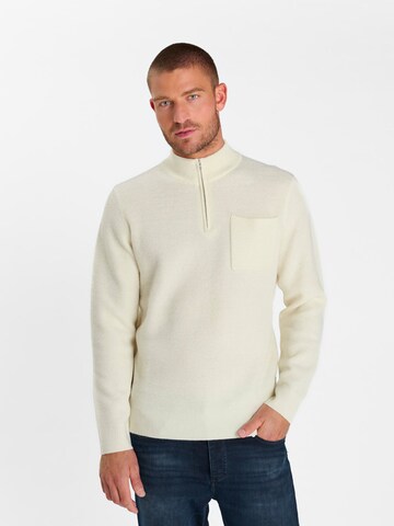 Pull-over Le Temps Des Cerises en blanc : devant