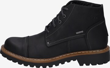 JOSEF SEIBEL Lace-Up Boots 'Chance 53' in Black: front