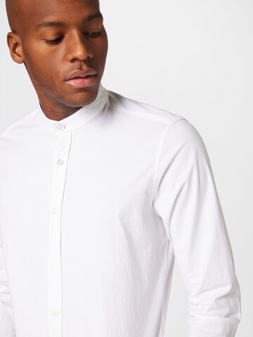 BOSS Orange - Regular Fit Camisa 'Race' em branco