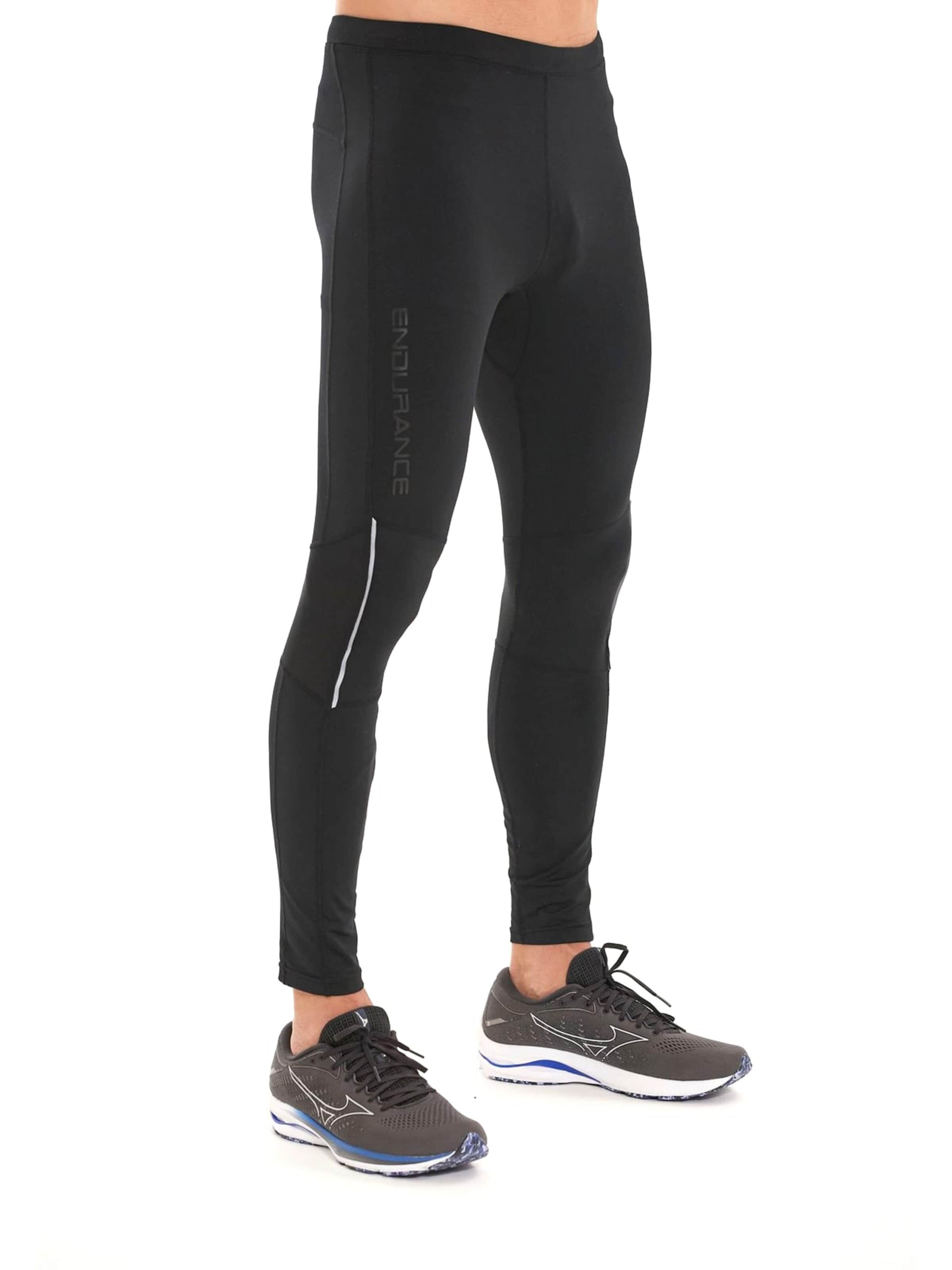 ENDURANCE Skinny Leggings 'Tranny' i sort: forside