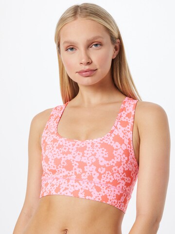 Hey Honey Bralette Sports Bra in Orange: front