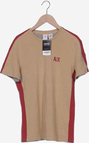ARMANI EXCHANGE T-Shirt M in Beige: predná strana