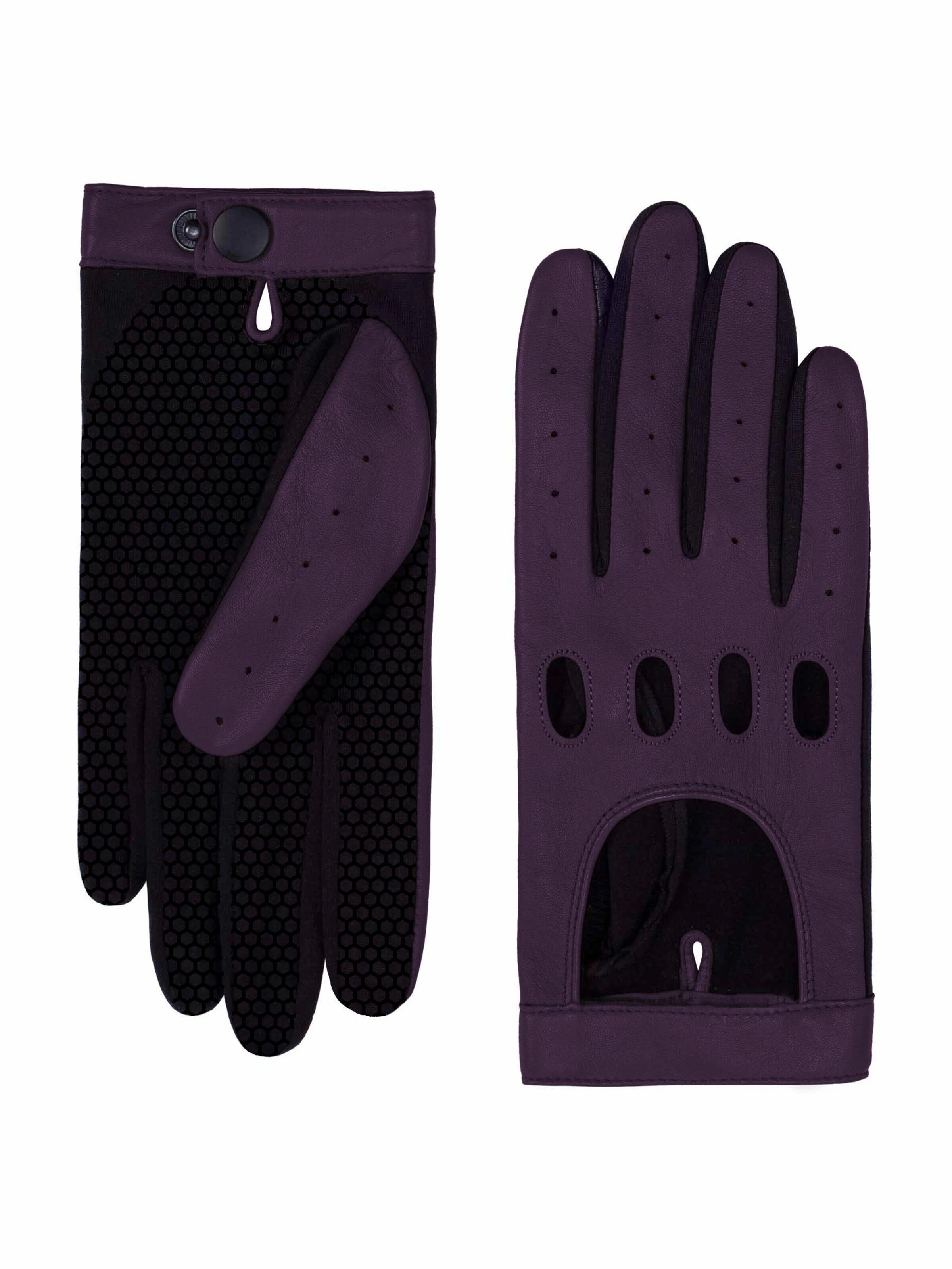 KESSLER Full Finger Gloves in Purple